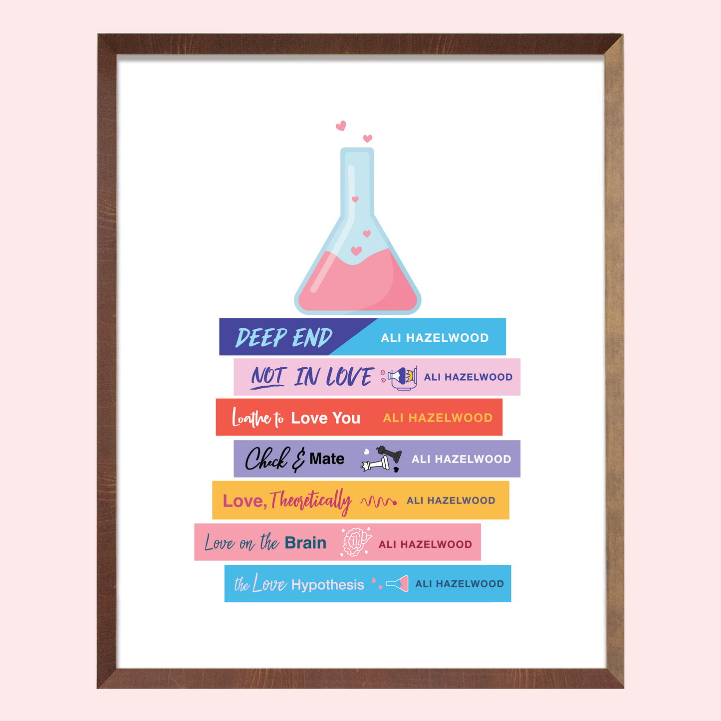 Ali Hazelwood Books Art Print