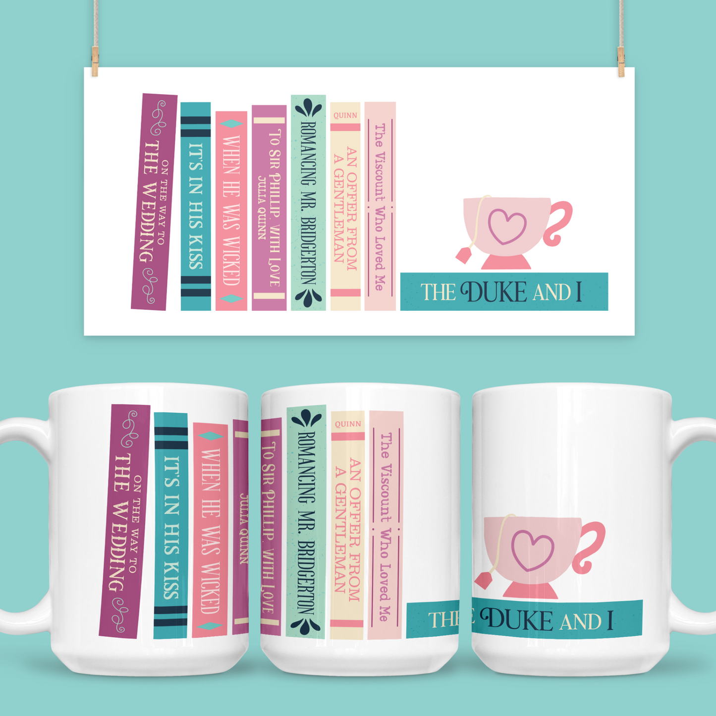 Bridgerton Books Mug