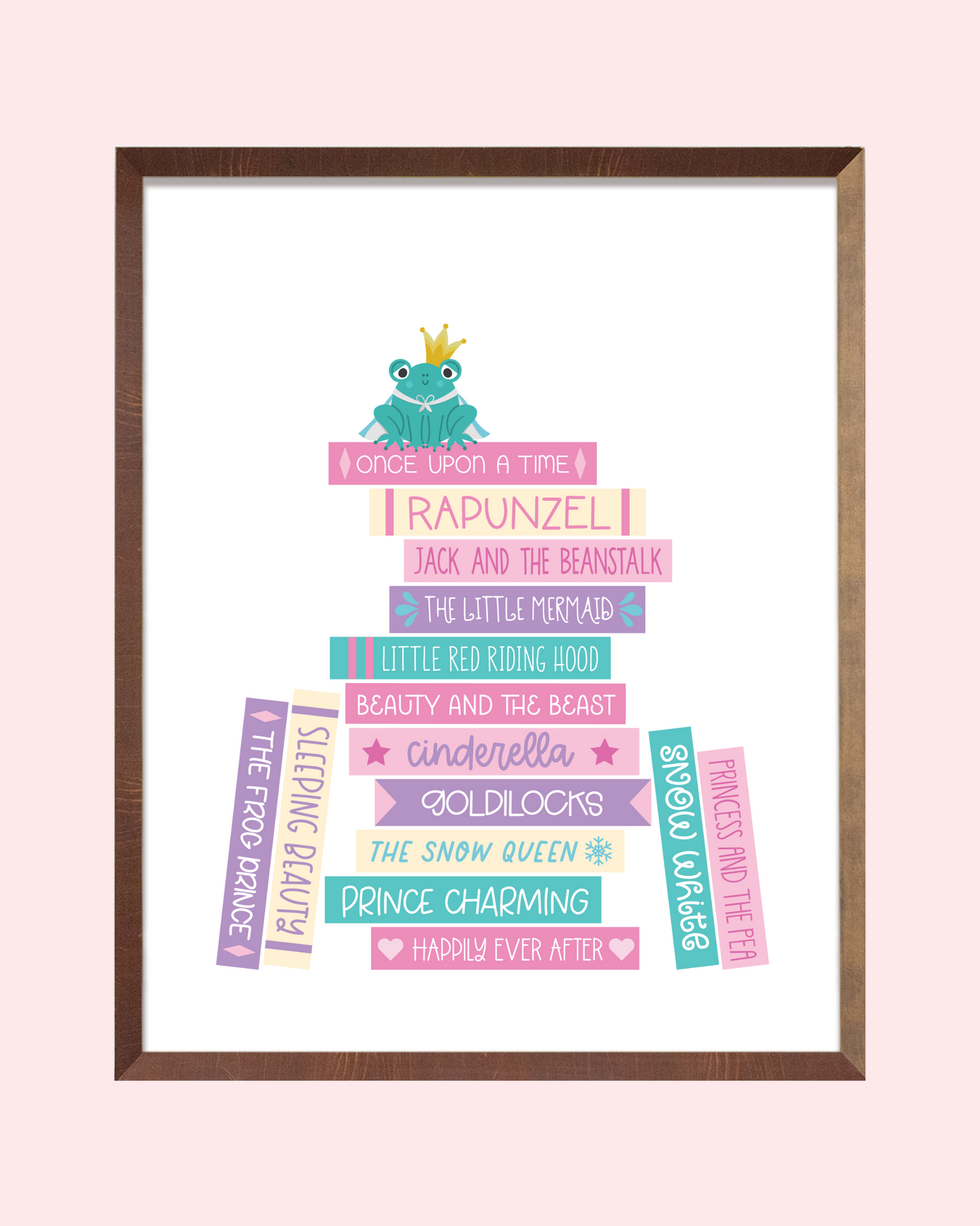 Fairy Tales Books Art Print