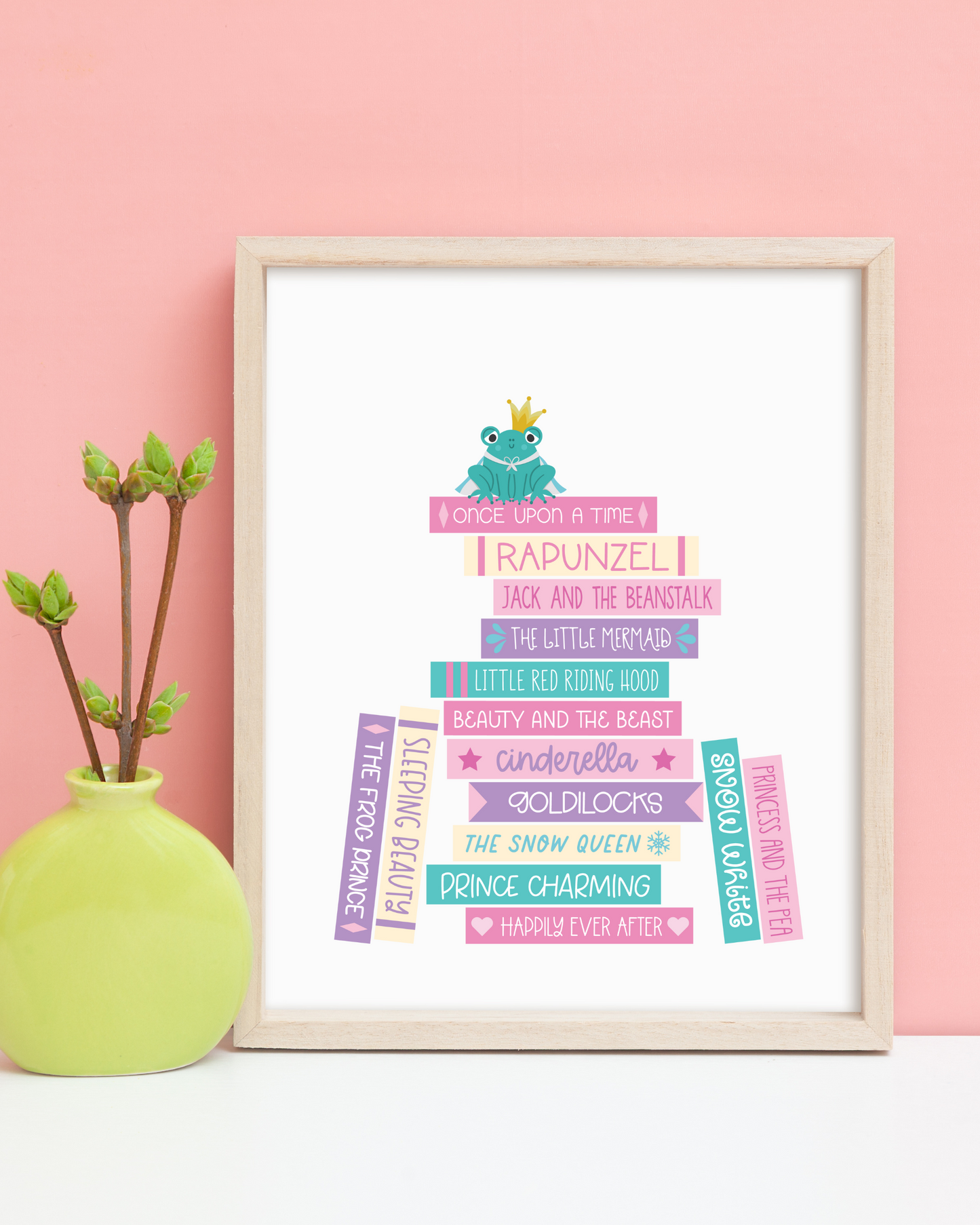 Fairy Tales Books Art Print
