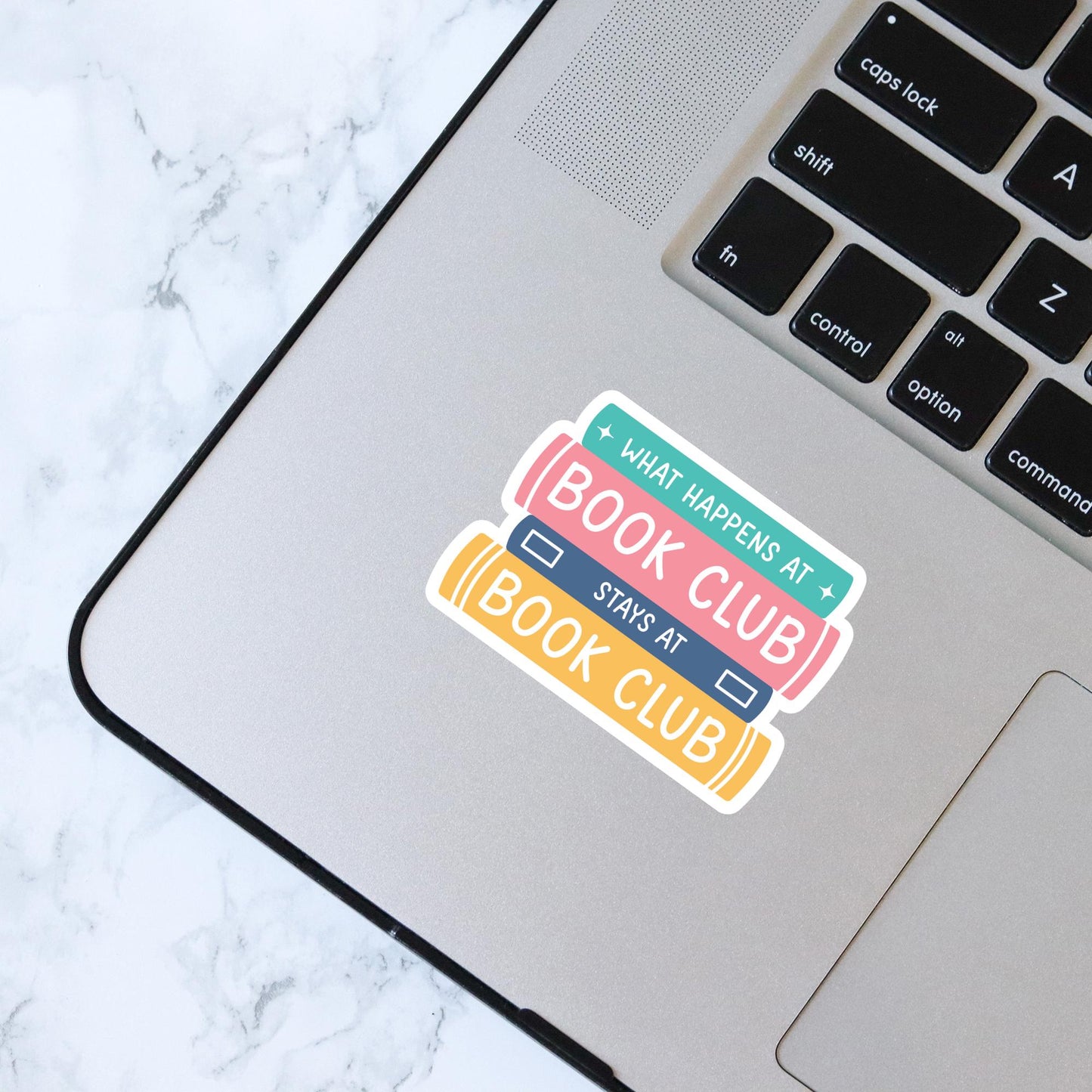 What Happens at Book Club Sticker
