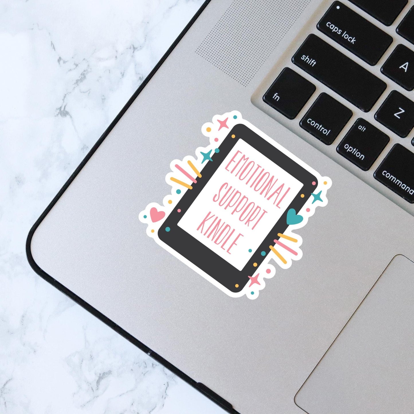 Emotional Support Kindle Sticker