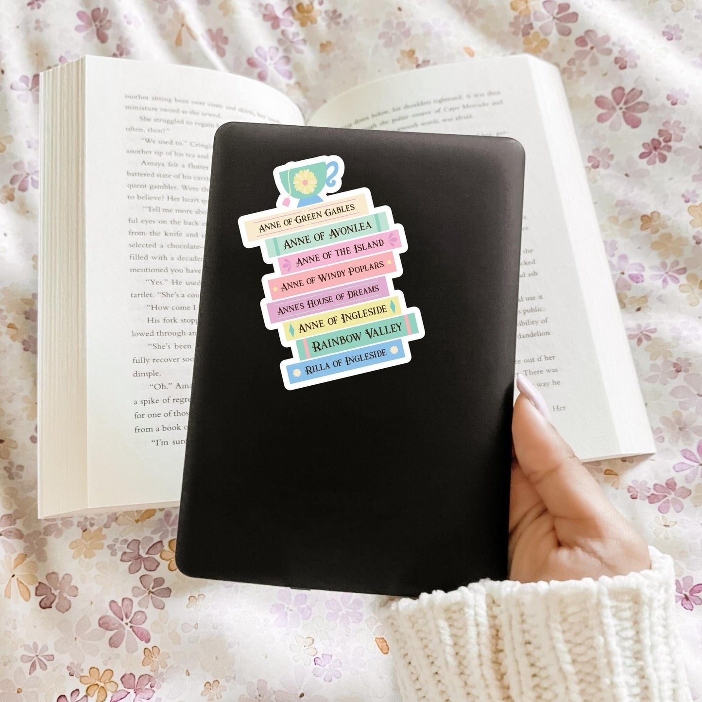 Anne of Green Gables Book Stack Sticker