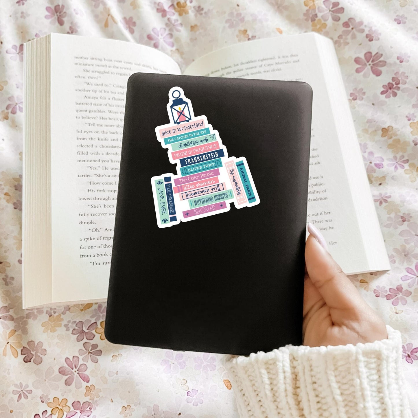 Classic Books Sticker
