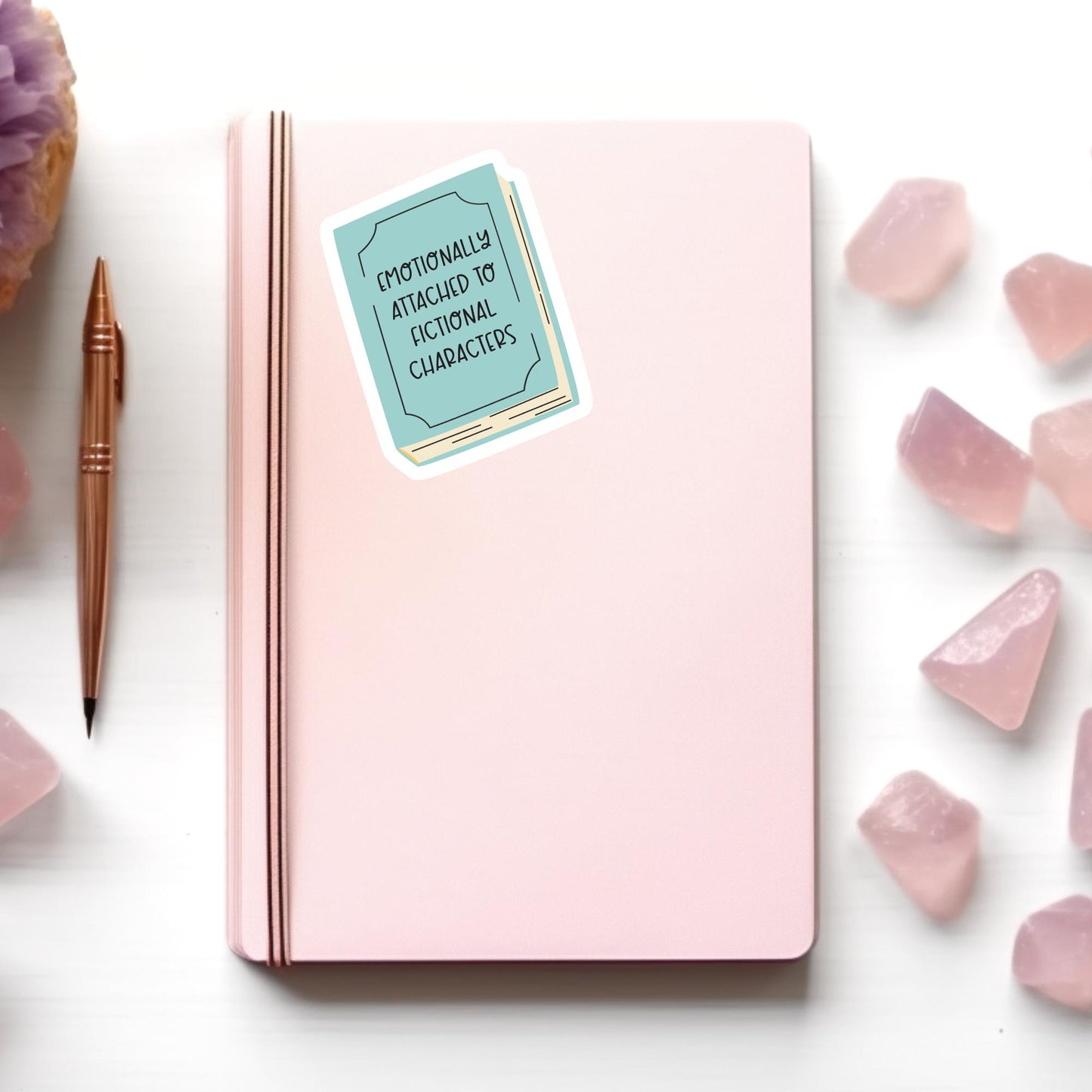Emotionally Attached to Fictional Characters Sticker