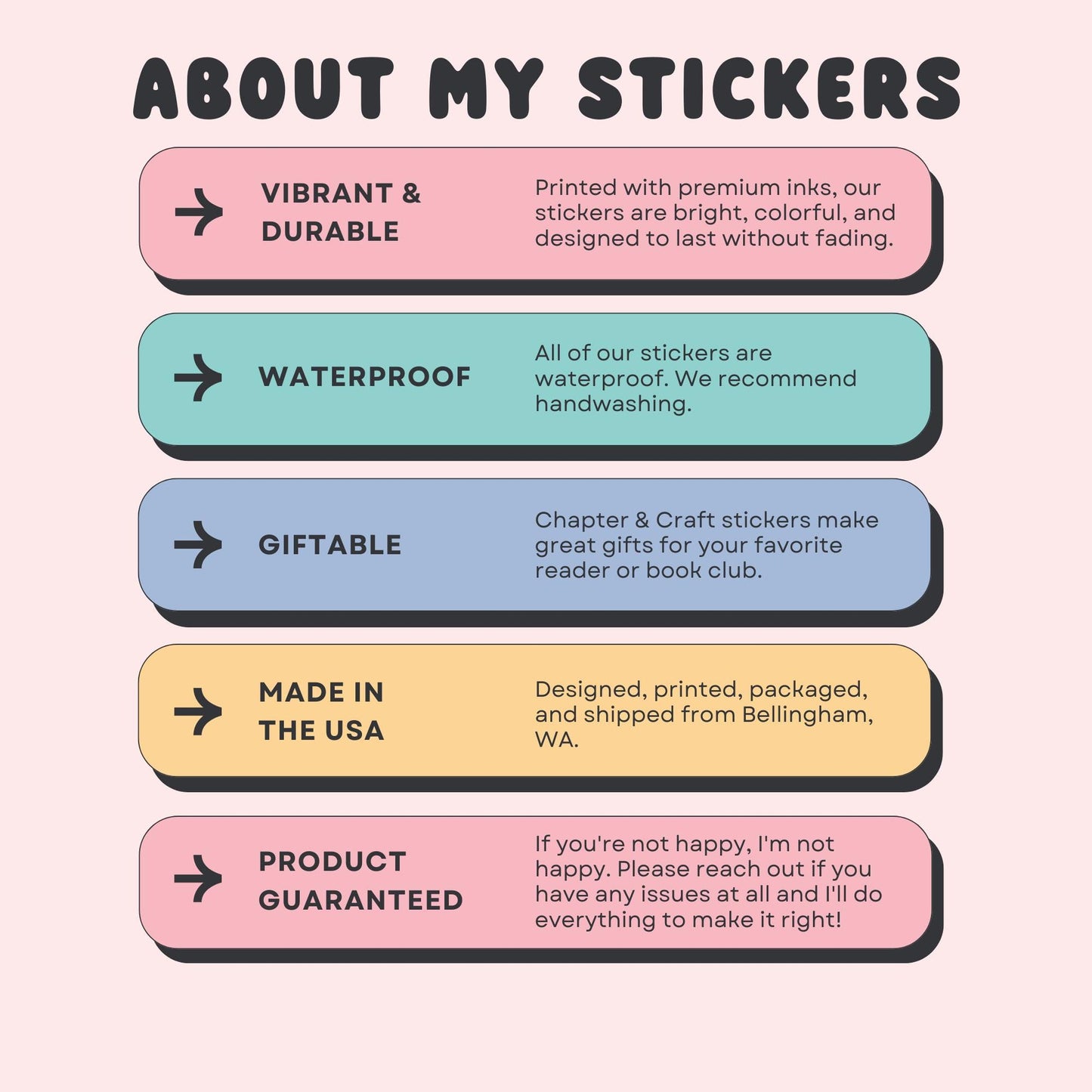Jane Austen Book Stack Sticker