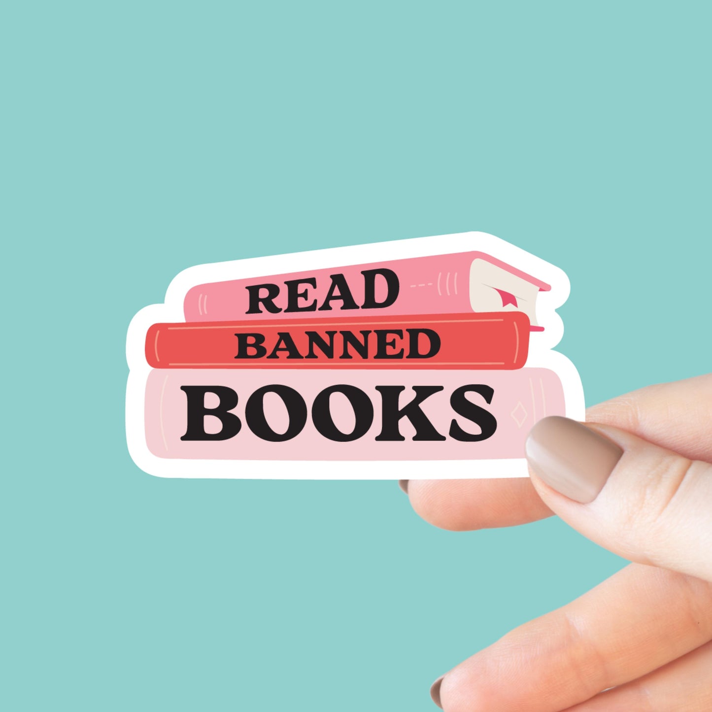 Read Banned Books Sticker
