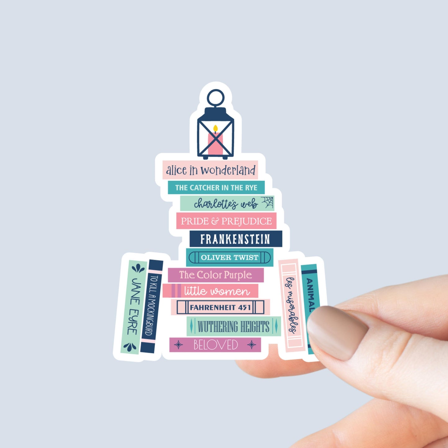 Classic Books Sticker