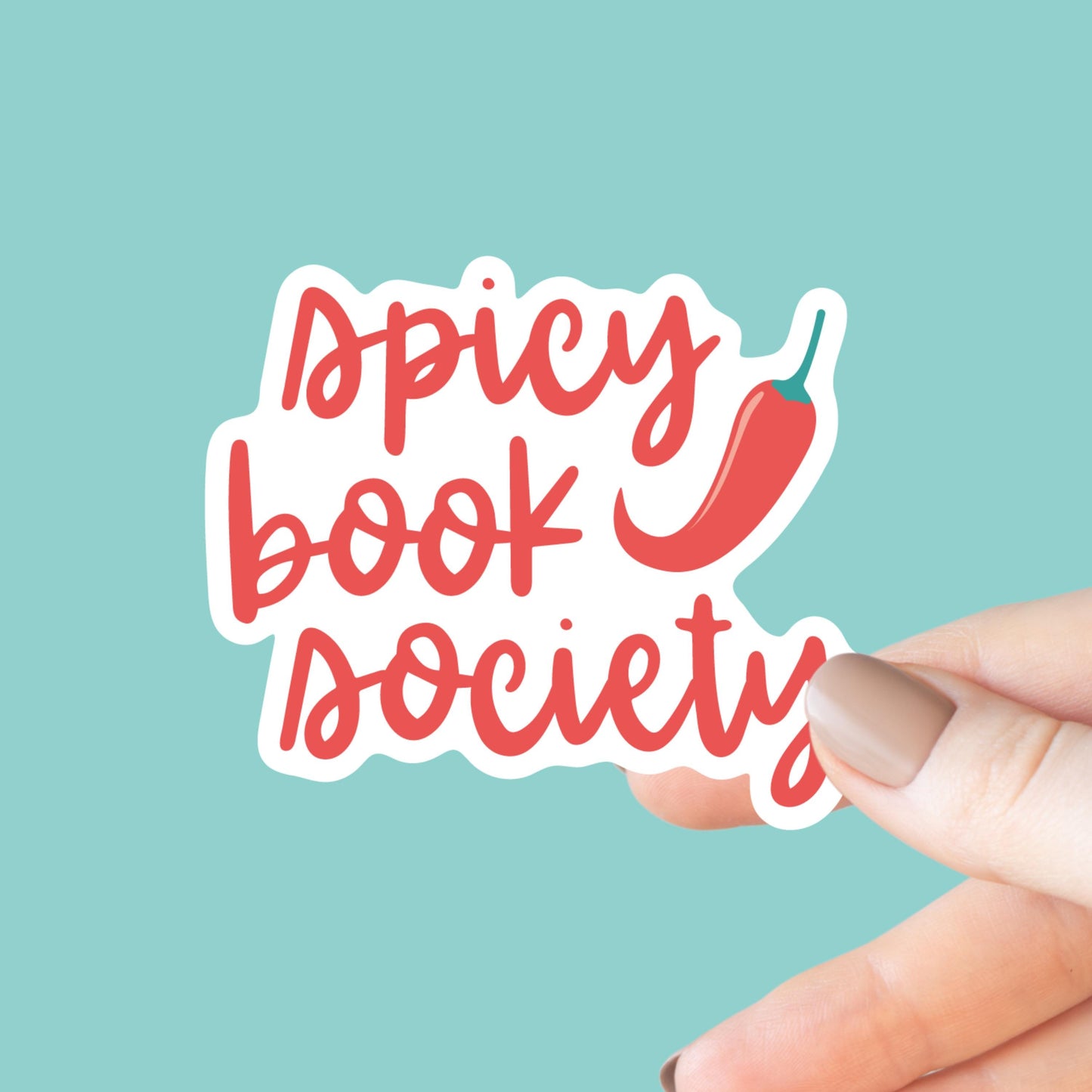 Spicy Book Society Sticker