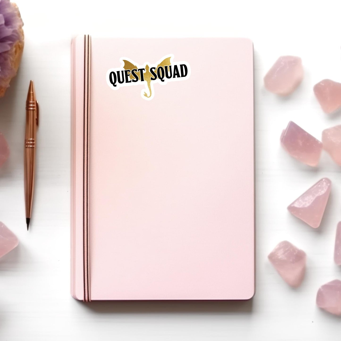 Quest Squad, Bookish Sticker, Kindle Decal, Gifts for Book Lovers, Laptop, Waterproof, Romance, Kindle Sticker, Romantasy, Fourth Wing