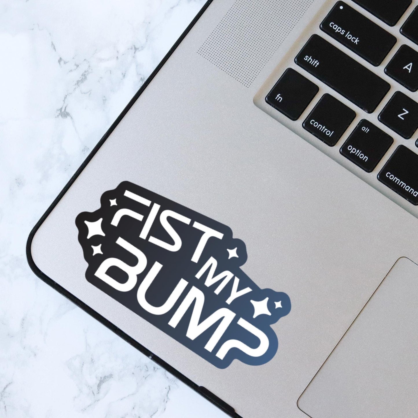 Fist My Bump Sticker, Bookish Laptop Kindle Decal, Reader Gifts, Science Fiction