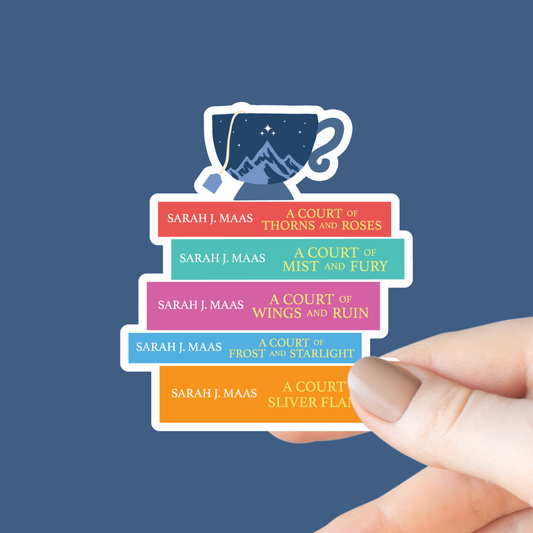 ACOTAR Book Stack Sticker