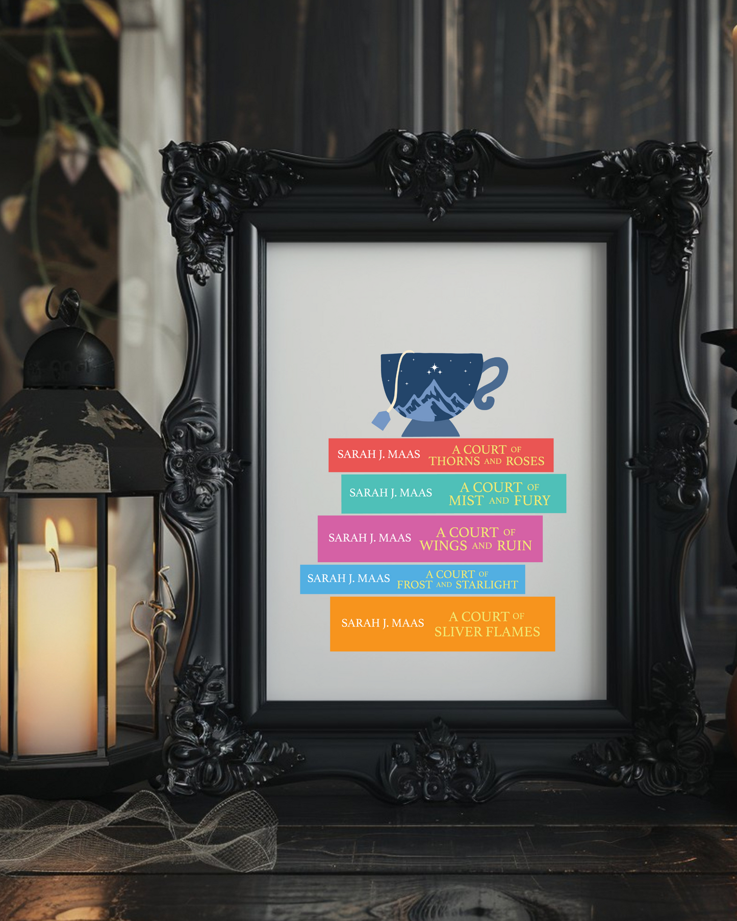 ACOTAR Books Art Print