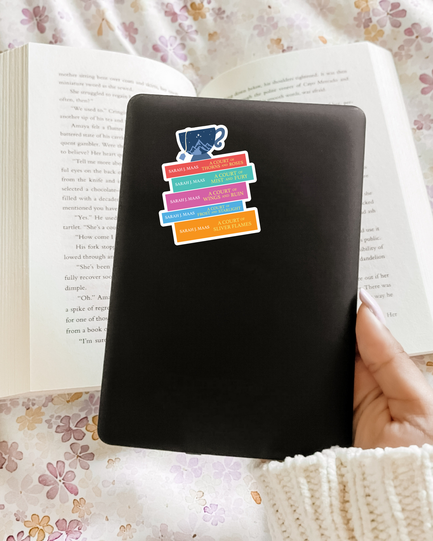 ACOTAR Book Stack Sticker