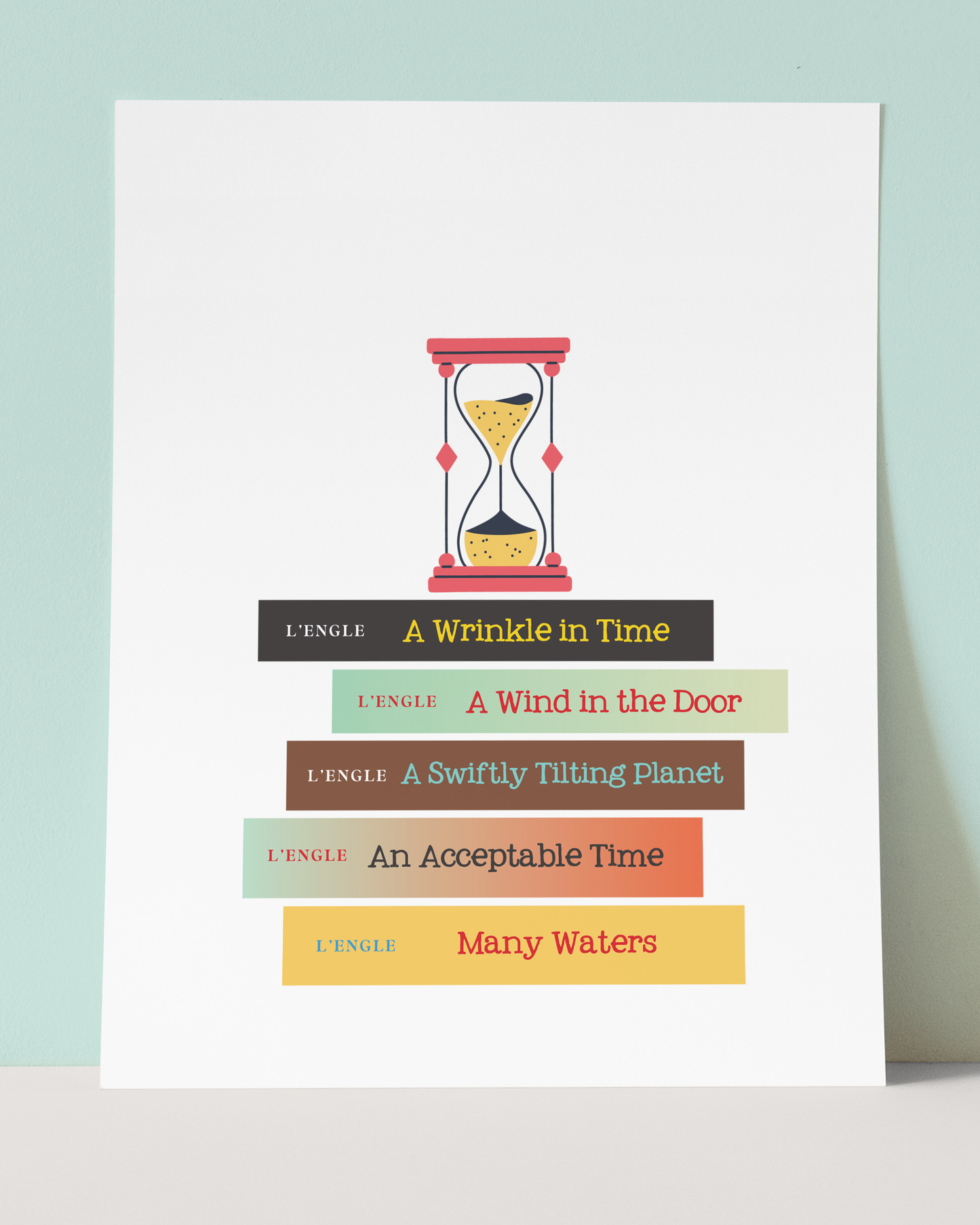 A Wrinkle in Time Books Art Print