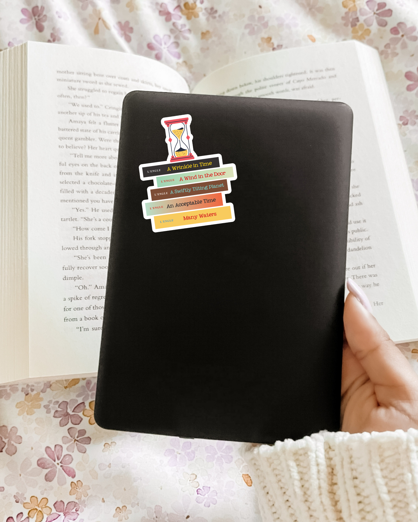 A Wrinkle in Time Book Stack Sticker