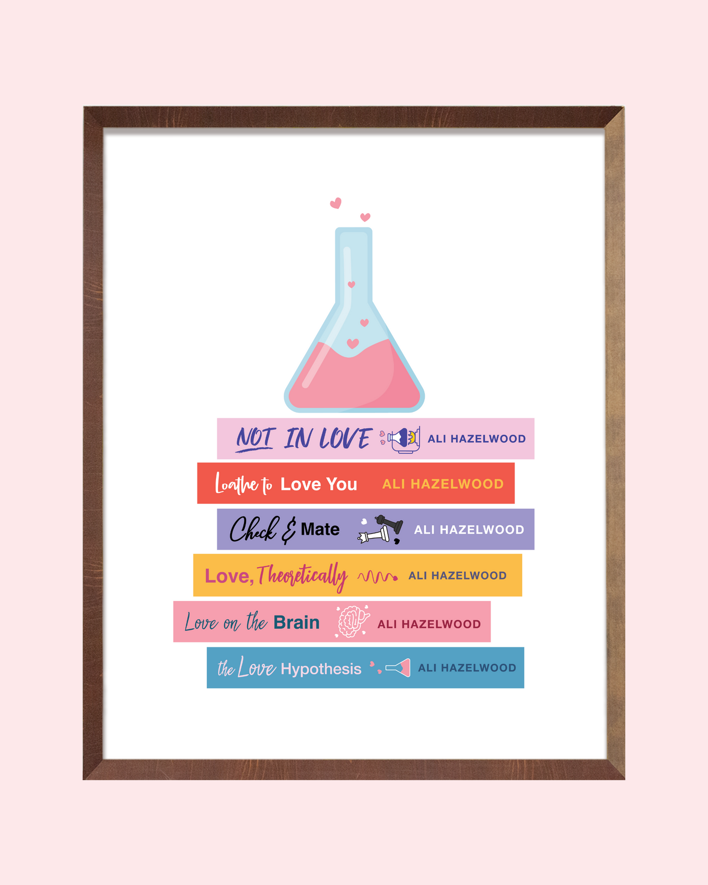 Ali Hazelwood Books Art Print