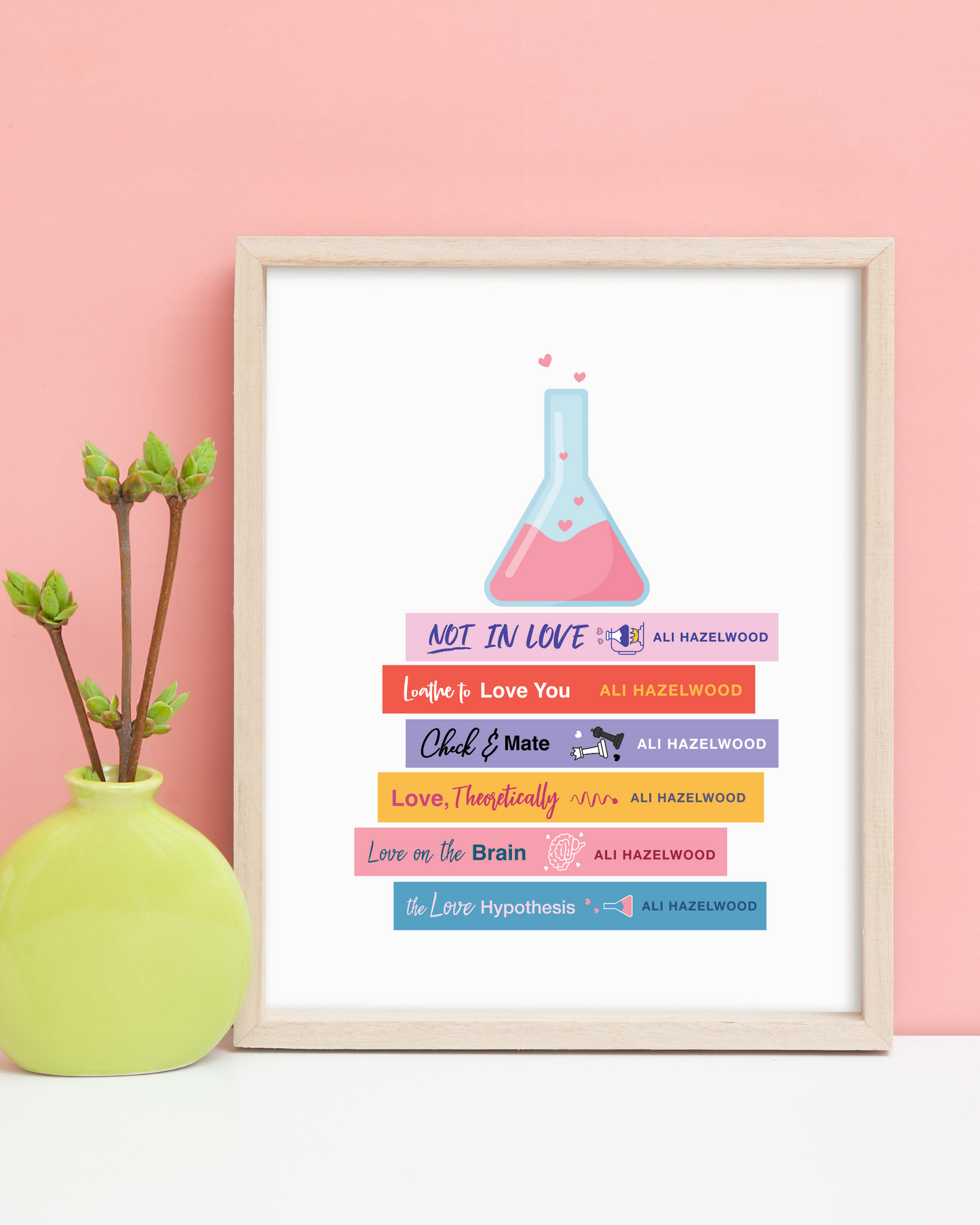 Ali Hazelwood Books Art Print