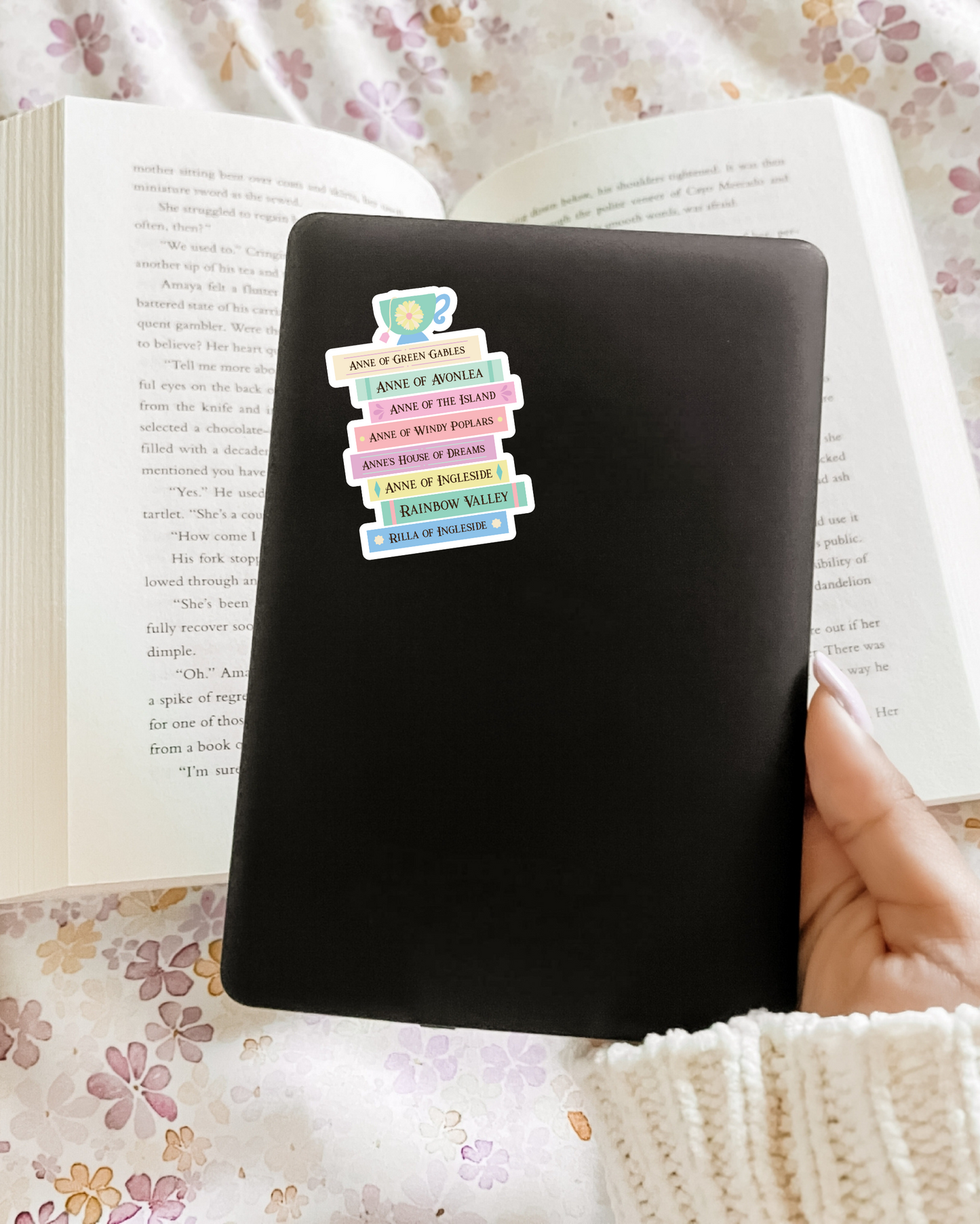 Anne of Green Gables Book Stack Sticker