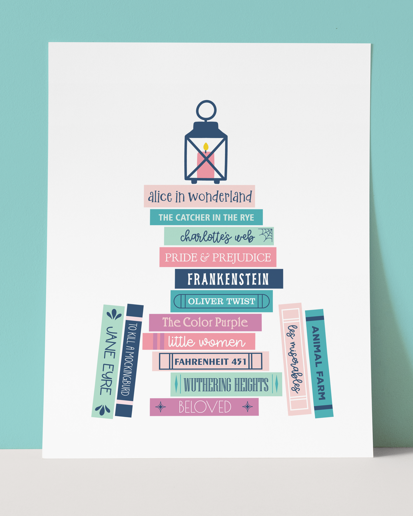 Classic Books Art Print