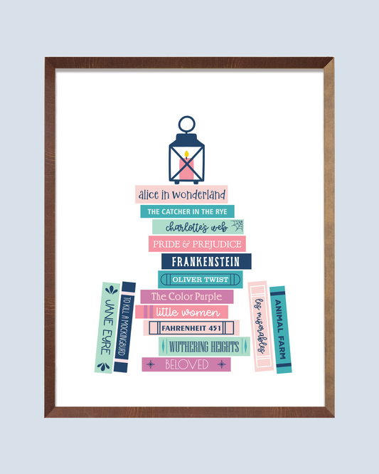 Classic Books Art Print