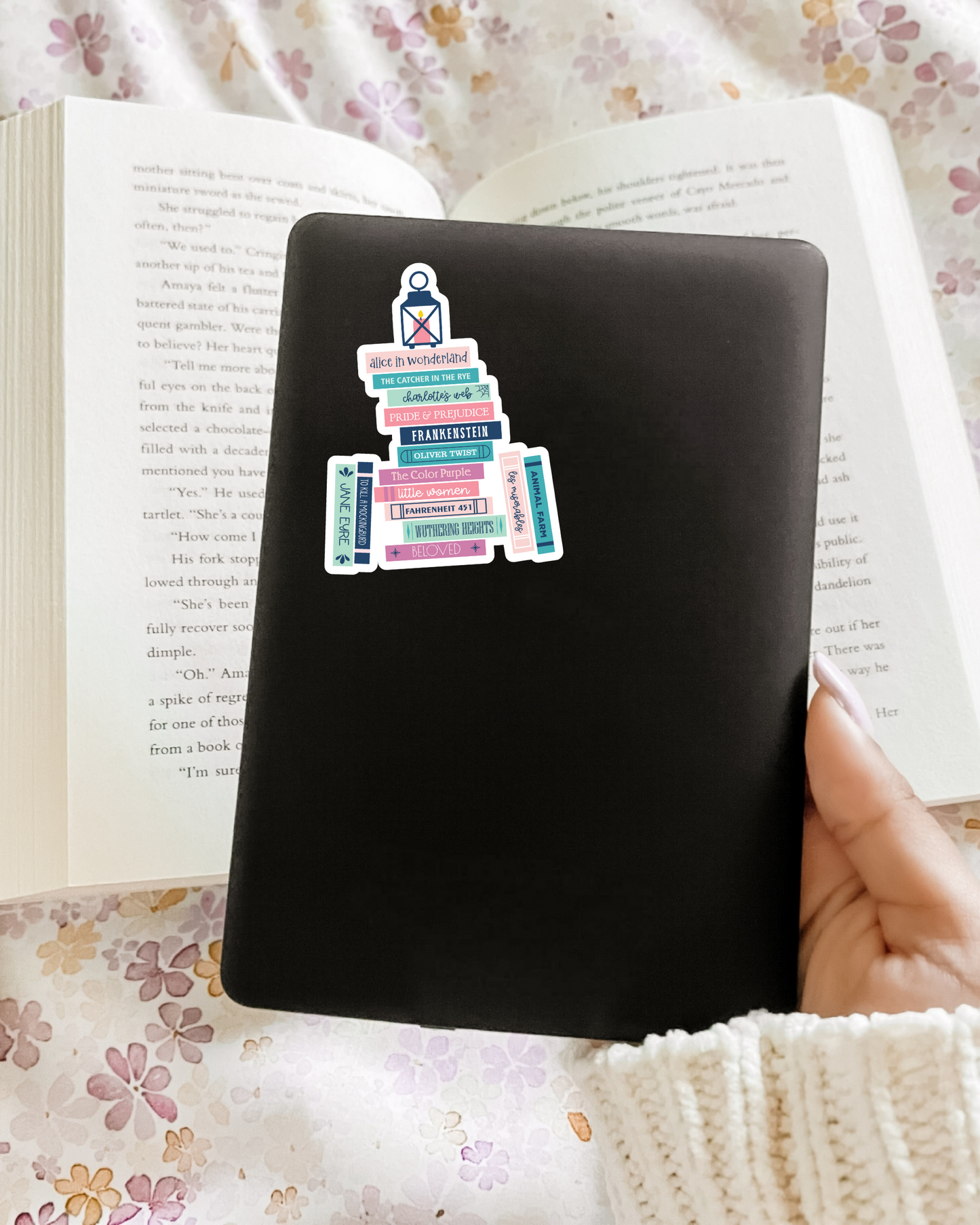 Classic Books Sticker