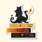 Fourth Wing Book Stack Sticker