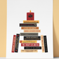 Fourth Wing Literature Book Stack Art Print