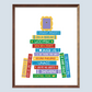 Friends Book Stack Art Print
