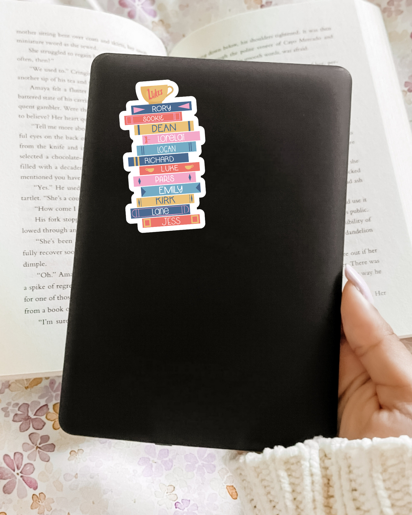 Gilmore Girls Book Stack Sticker