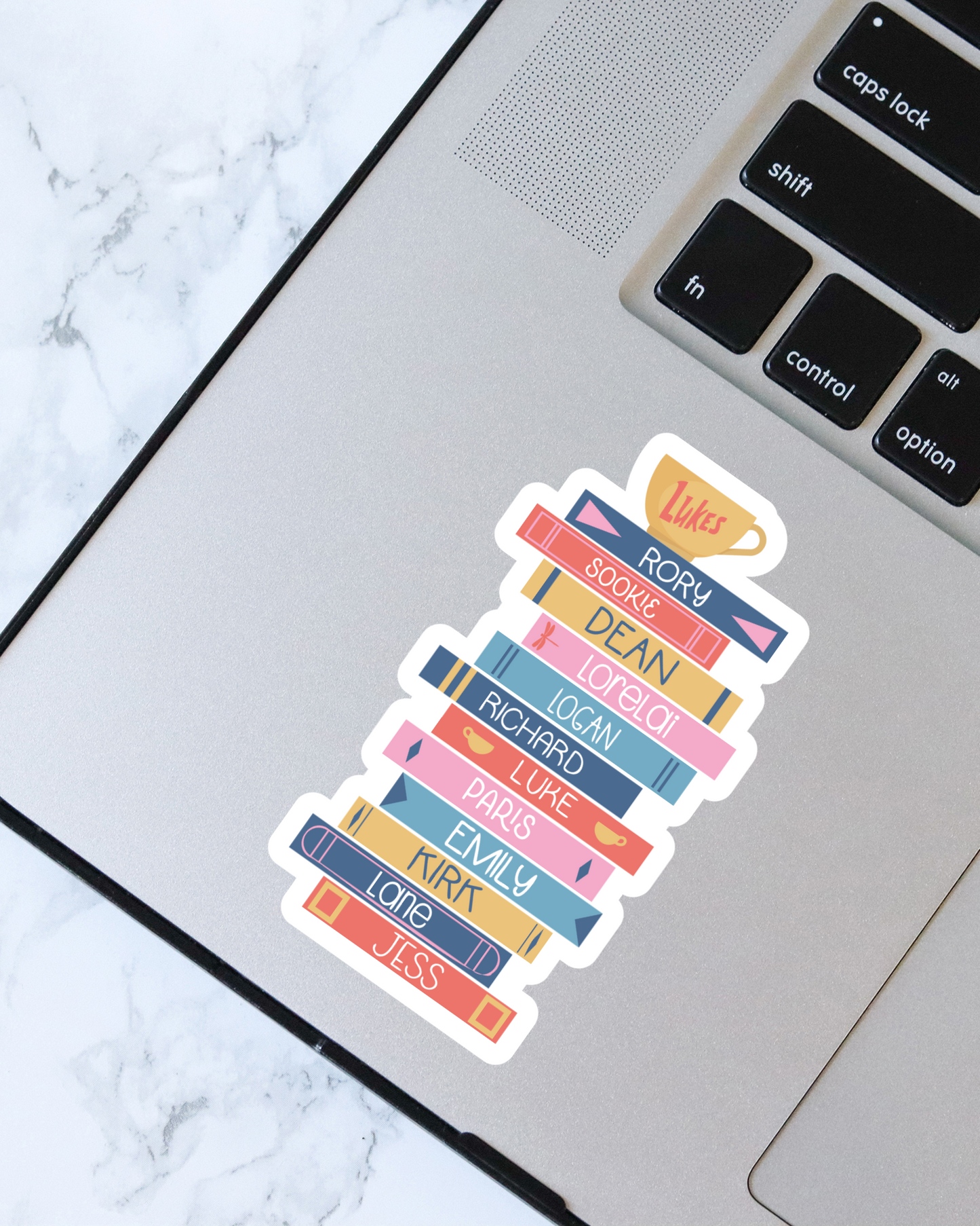 Gilmore Girls Book Stack Sticker