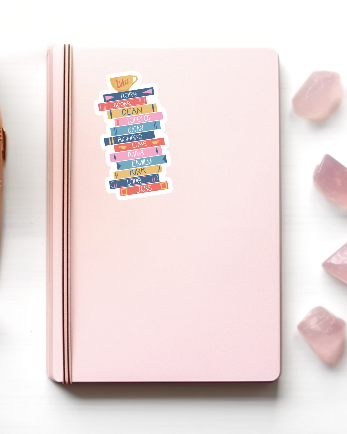 Gilmore Girls Book Stack Sticker