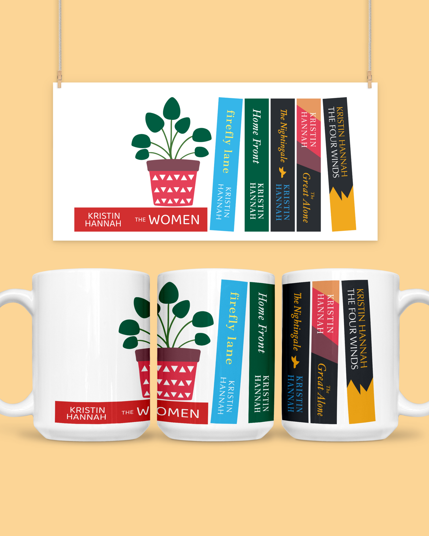 Kristin Hannah Books Mug