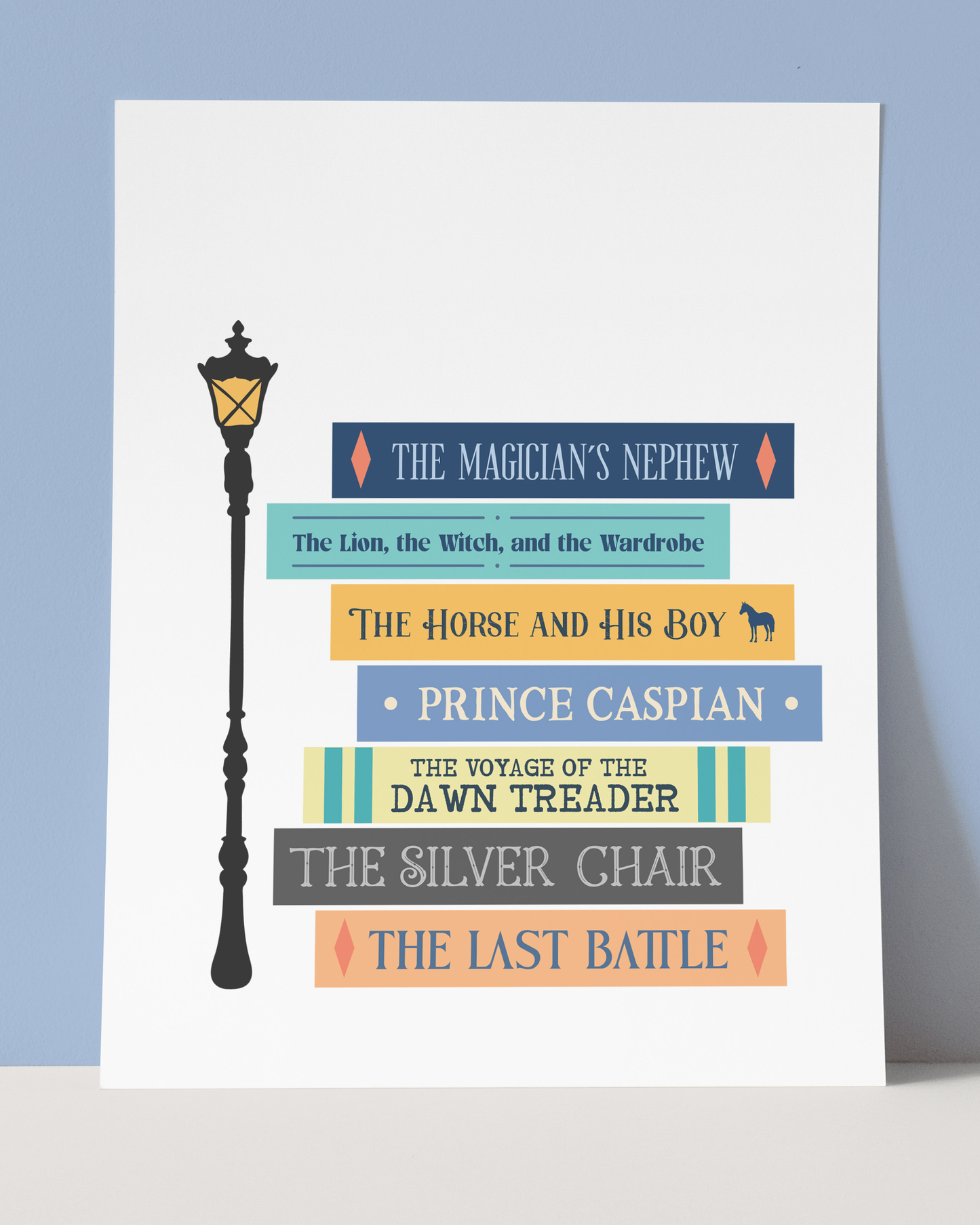 Narnia (CS Lewis) Books Art Print