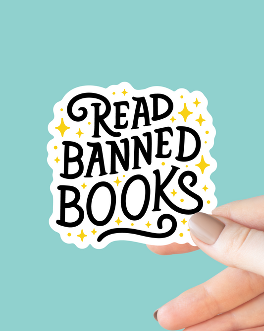 Read Banned Books Sticker