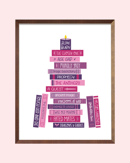 Romantasy Tropes Art Print