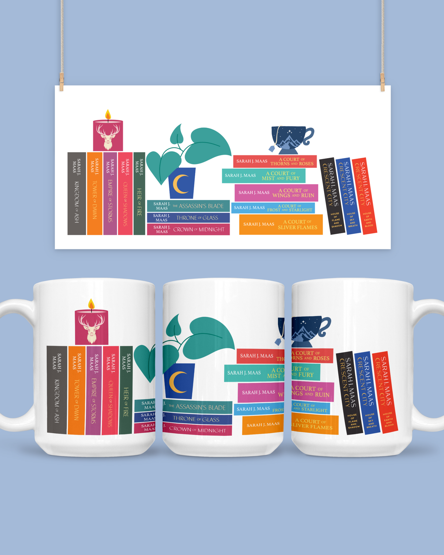 Sarah J Maas Books Mug