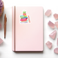 Sarah Adams Book Stack Sticker