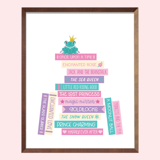 Fairy Tales Books Art Print