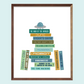 Classic Science Fiction Book Stack