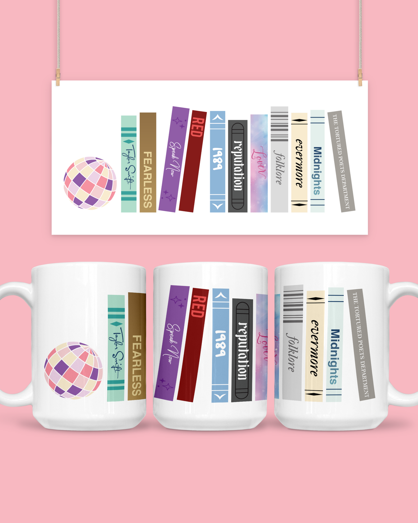 Taylor Swift Albums Mug