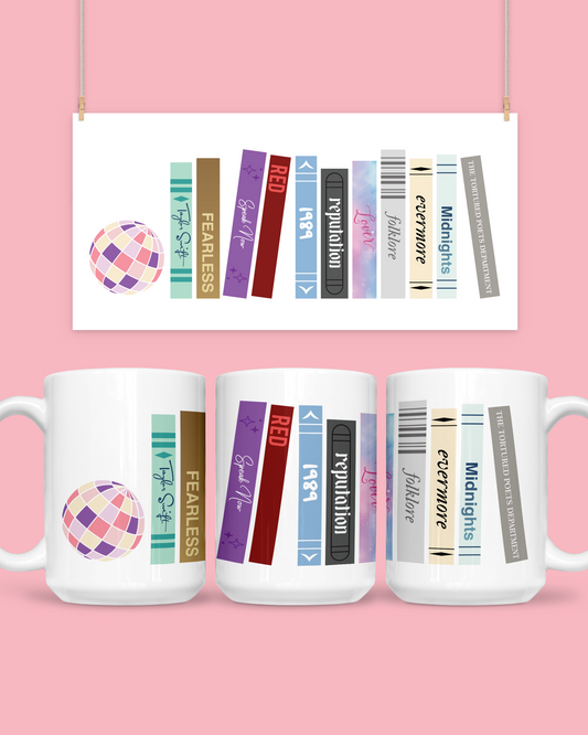 Taylor Swift Albums Mug