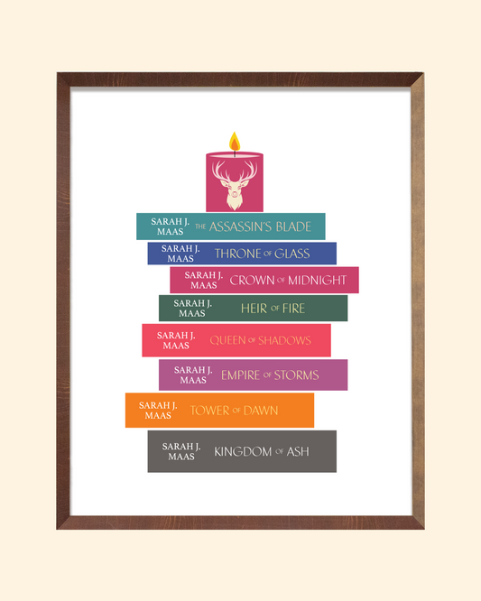 Throne of Glass Books Art Print