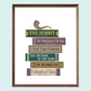 Lord of the Rings (JRR Tolkien) Books Art Print