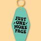 Just One More Page Keychain, Bookish Keychain, Book Keychain, Bookish Gifts, Gifts for Readers, Motel Keychain, Hotel Keychain, Books