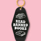 Read Banned Books Keychain, Bookish Keychain, Book Keychain, Bookish Gifts, Gifts for Readers, Motel Keychain, Hotel Keychain, Books, Retro