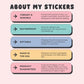 Abby Jimenez Book Stack Sticker