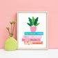 Casey McQuiston Book Stack Art Print