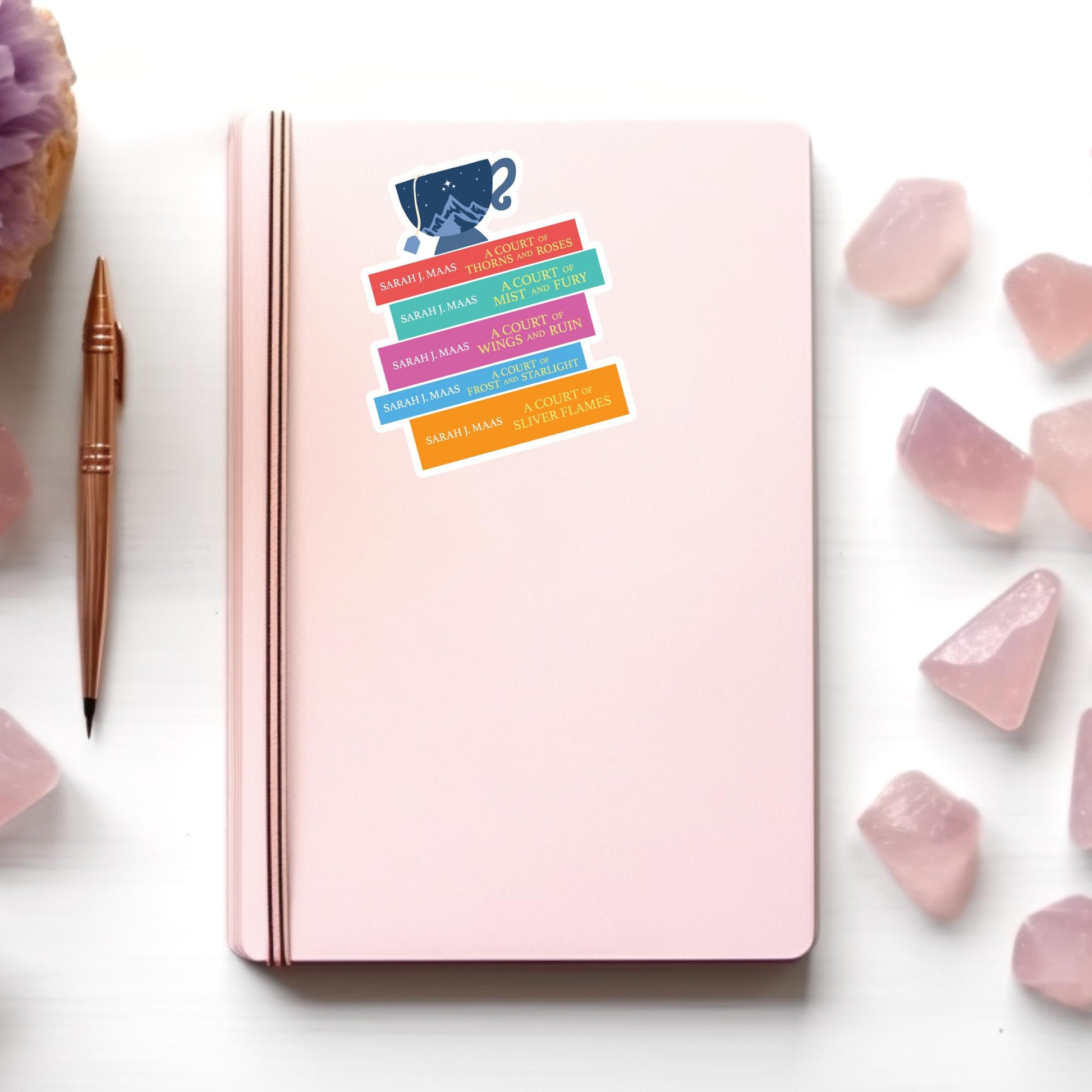 ACOTAR Book Stack Sticker