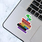 Banned Books Book Stack Sticker